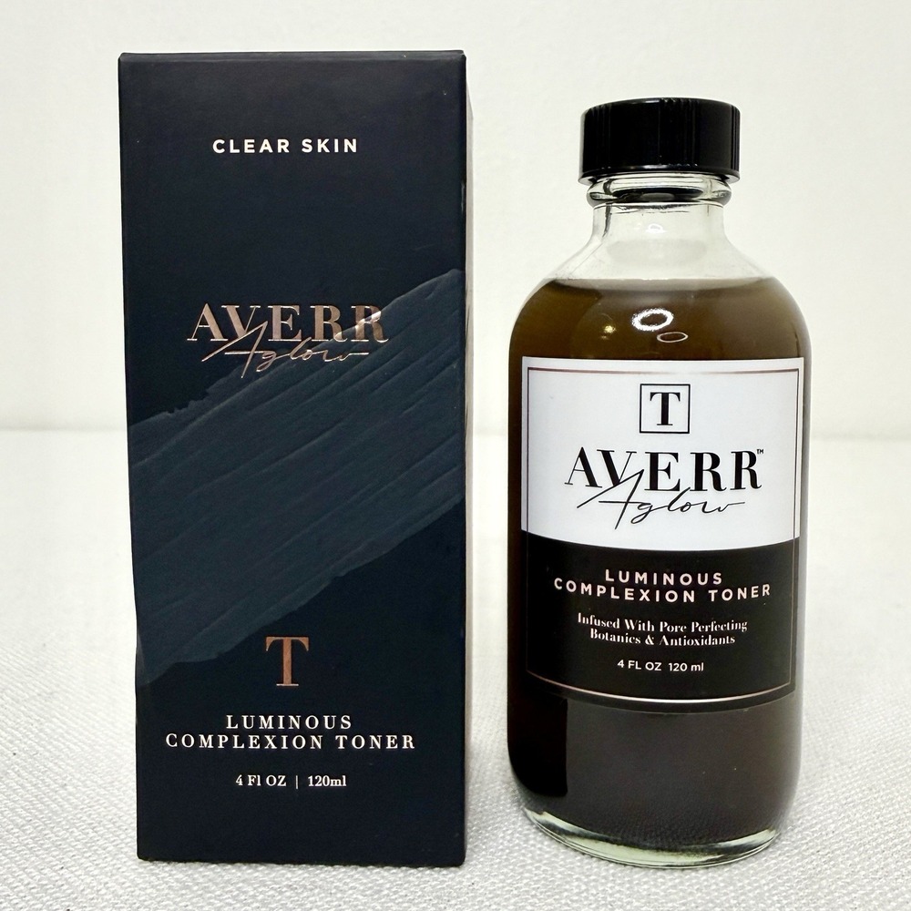 AVERR AGLOW Luminous Complexion Toner T For All Skin Types 4 fl oz